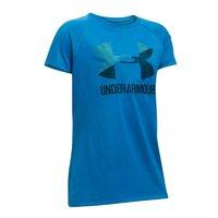 under armour kids ua solid big logo ss tee mediterranian