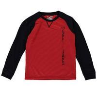 under armour waffle crew training top junior boys