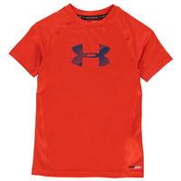 Under Armour HeatGear Short Sleeve T Shirt Junior Boys