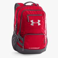 under armour hustle ii backpack red