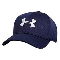 Under Armour Blitzing II Stretch Fit Cap - Mens - Midnight Navy/White