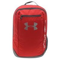 Under Armour Hustle Schoolbag/Backpack - Red/Silver