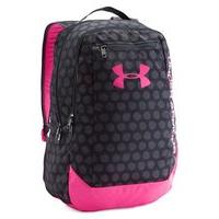 Under Armour Hustle Schoolbag/Backpack - Pink/Black/Steel