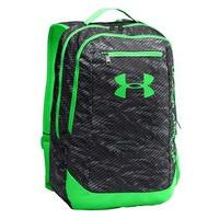 Under Armour Hustle Schoolbag/Backpack - Black/Green