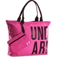 Under Armour Big Word Mark Tote Shoulder Bag - Rebel Pink