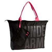 Under Armour Big Word Mark Tote Bag - Womens - Black/Pink Shock