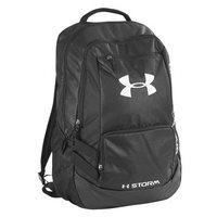 Under Armour Hustle Storm Schoolbag/Backpack - Black/Steel/White