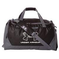 under armour hustle medium duffle blackgraphitewhite