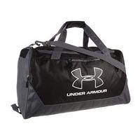 Under Armour Hustle Large Duffle - Black/Grey/White