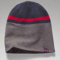 Under Armour Men\'s 4in1 Beanie 2.0 - Stealth Gray, Tan Stone, Red