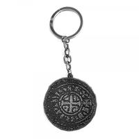 uncharted 4 metal old coin keychain