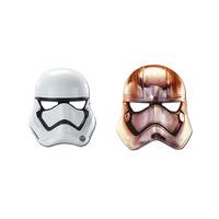Unique Party 6 Star Wars Episode Vii Die-cut Masks