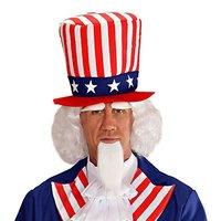 Uncle Sam Wig W/goatee Beard Brow