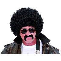 undercover agent black curly wig for hair accessory fancy dress