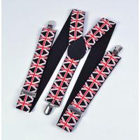 Unisex Union Jack Print Braces