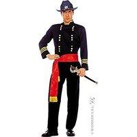 union general costume blue l jacket pants belt