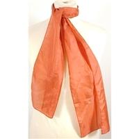 unbranded dark peach 100 silk scarf