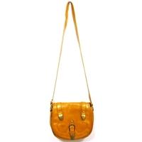 unbranded mustard yellow satchel bag