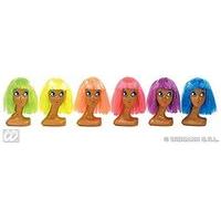 Unisex Clown (orange/yell/red/ppl/grn/blue) Wig For Hair Accessory Fancy Dress
