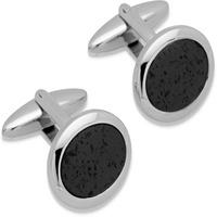 Unique Stainless Steel Oval Cufflinks QC-131