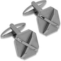 unique stainless steel x cross cufflinks qc 152