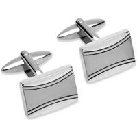 unique stainless steel oblong cufflinks qc 177