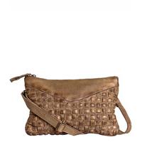 Unmade Copenhagen-Handbags - Braid Rivets Crossbody - Brown