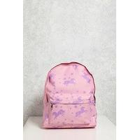 Unicorn Star Print Backpack