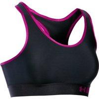 Under Armour Mid Sports Bra - Womens - Black/Magenta Shock