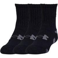 Under Armour HeatGear 3 Pack Crew Sock Running Socks