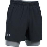 under armour qualifier 2 in 1 short running shorts