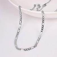 unisex 2mm width 18inches45cmlength silver chain necklace jewelry chri ...