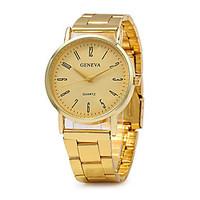 Unisex Fashion Watch Quartz / Stainless Steel Band Vintage Casual Gold