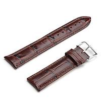 Unisex Genuine Leather Watch Strap 22MM(Brown) Cool Watch Unique Watch Fashion Watch