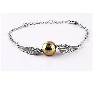 unisex harry wings golden snitch bludger bracelet