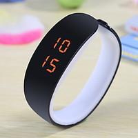 Unisex Fresh Color LED Bracelet Plastic Watch Wrist Watch Cool Watch Unique Watch Fashion Watch