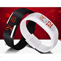 Unisex LED Digital Candy Color Silicone Strap Bracelet Sports Wristwatch Wrist Watch Cool Watch Unique Watch Fashion Watch