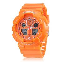 Unisex Multi-Function Analog-Digital Rubber Band Running Hiking Wrist Watch (Assorted Colors) Cool Watch Unique Watch