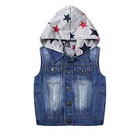 unisex casualdaily print vest cotton winter fall sleeveless