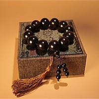 Unisex 1.5cm Wood Strand Bracelet