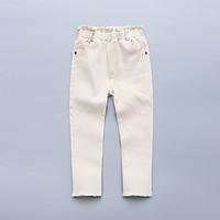 Unisex Going out Solid Pants Spring