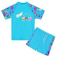 Unisex Cartoon Cartoon Swimwear, Polyester Nylon