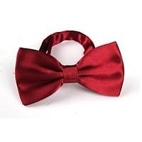 Unisex Vintage / Party / Work / Casual Bow Tie, Polyester Solid All Seasons