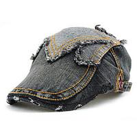 Unisex Women Men\'s Cotton Beret Hat Peaked Cap Vintage Casual Sports Summer All Seasons Brown/Grey/Blue/White/Yellow