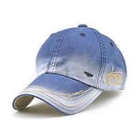 Unisex Women Men\'s Cotton Baseball/Peaked/Alpine Cap Sun Hat Vintage Casual Embroidery Outdoors Sports Summer Khaki/Brown/Black/Blue/Grey
