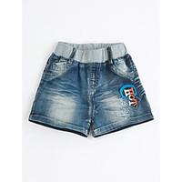 Unisex Casual/Daily Solid Jeans-Cotton Summer