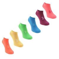 Under Armour Heat Gear 3 Pack No Show Ladies Socks