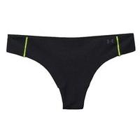 Under Armour Pure Stretch Thong - Womens - Black/High Vis Yellow/Graphite