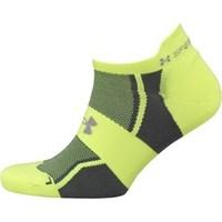 Under Armour Mens HeatGear Speedform Cushion No Show Socks Yellow