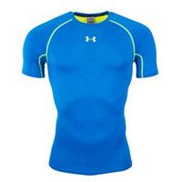 Under Armour Heatgear Armourvent Compression SS Tee (Blue)